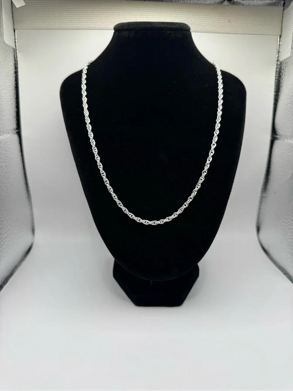S925 silver Singapore necklace 3mm